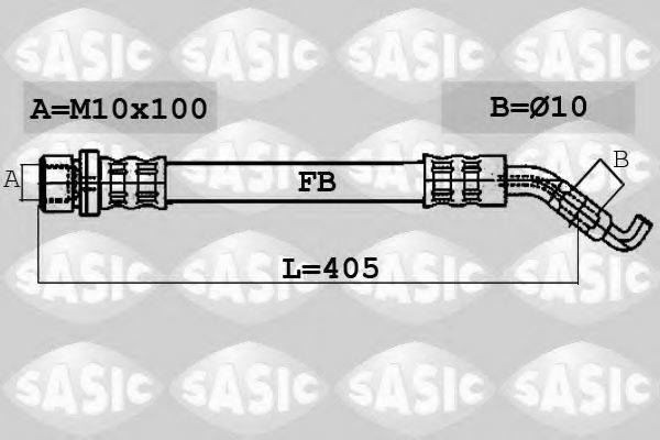 SASIC 6606107 Гальмівний шланг