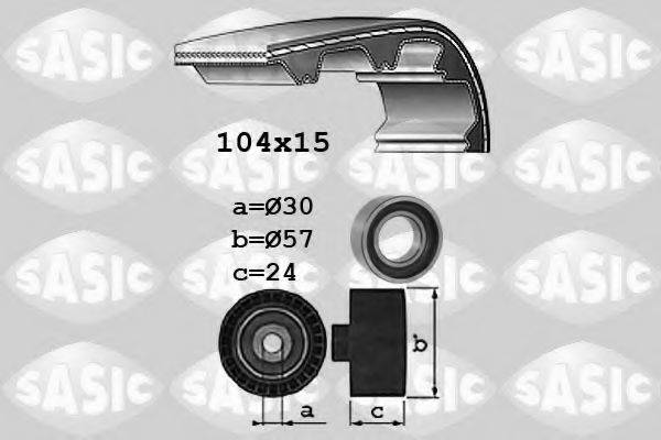 SASIC 1756032 Комплект ременя ГРМ