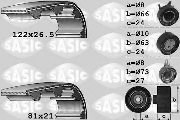 SASIC 1756043 Комплект ременя ГРМ