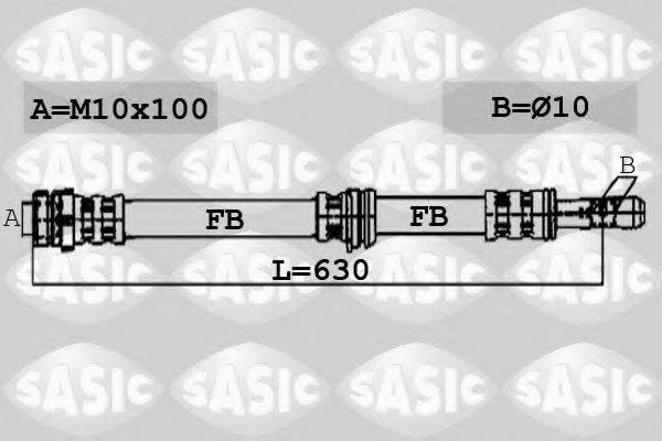 SASIC 6600059 Гальмівний шланг