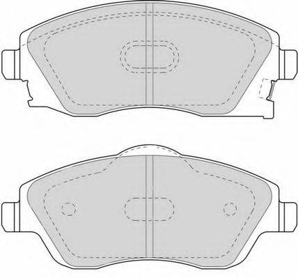 DURON DBP251424 Комплект гальмівних колодок, дискове гальмо