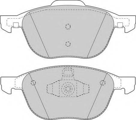 DURON DBP241594 Комплект гальмівних колодок, дискове гальмо