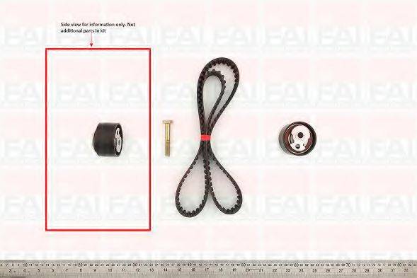 FAI AUTOPARTS TBK397 Комплект ременя ГРМ