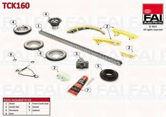 FAI AUTOPARTS TCK160 Комплект мети приводу розподільного валу