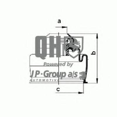 JP GROUP 3343700559 Комплект пильника, приводний вал