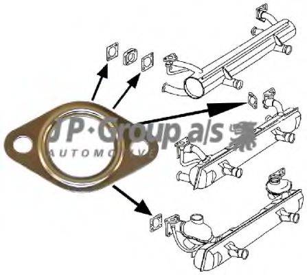 JP GROUP 8121100200 Прокладка, труба вихлопного газу