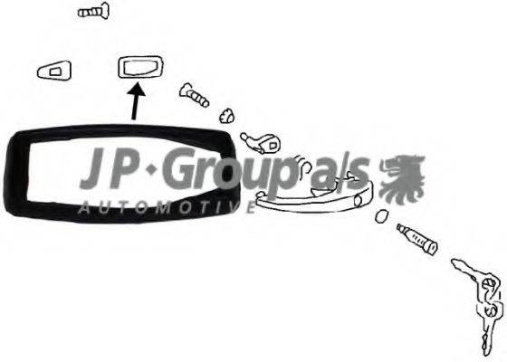 JP GROUP 8187250406 Ручка дверей