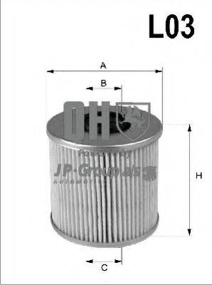 JP GROUP 1418500209 Масляний фільтр