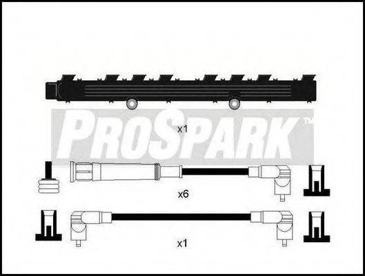 STANDARD OES223T Комплект дротів запалювання