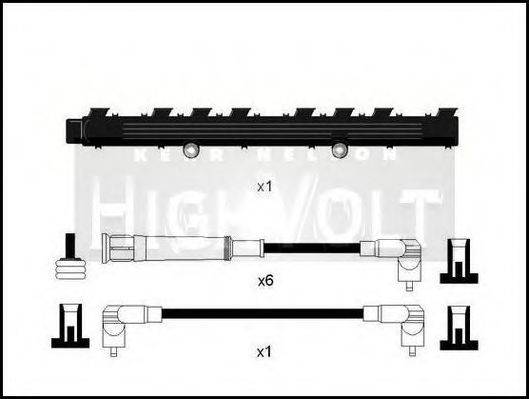 STANDARD OEF037T Комплект дротів запалювання