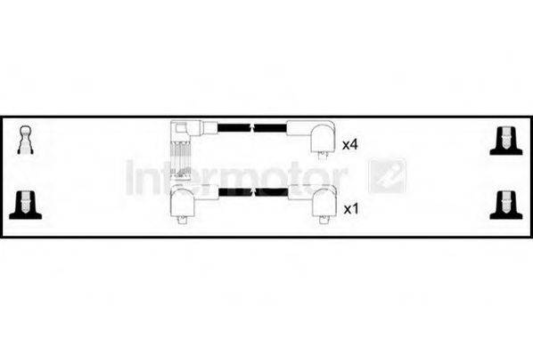 STANDARD 73351 Комплект дротів запалювання