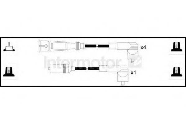 STANDARD 73661 Комплект дротів запалювання