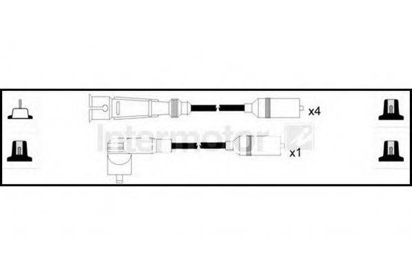 STANDARD 73954 Комплект дротів запалювання