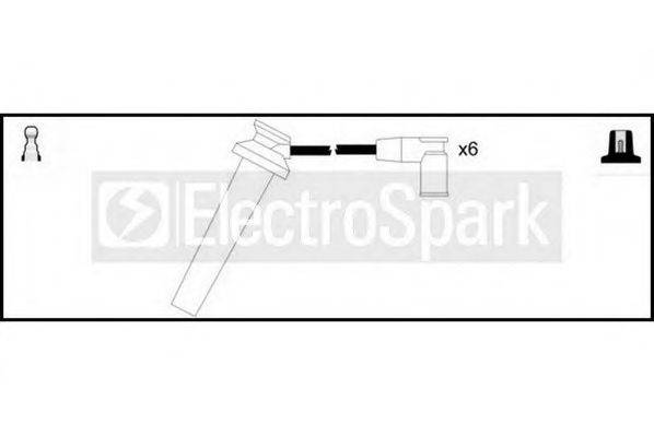 STANDARD OEK736 Комплект дротів запалювання