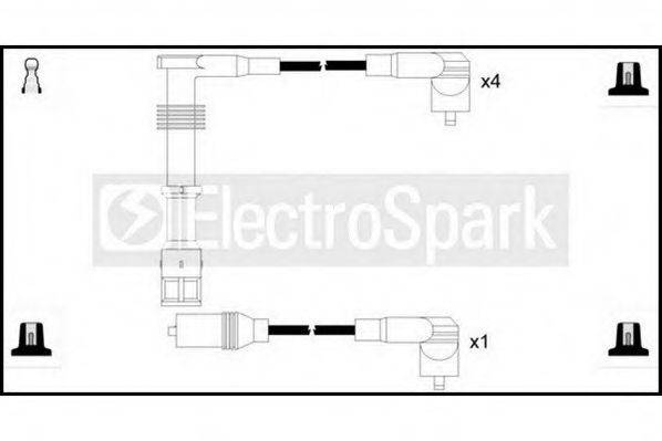 STANDARD OEK706 Комплект дротів запалювання