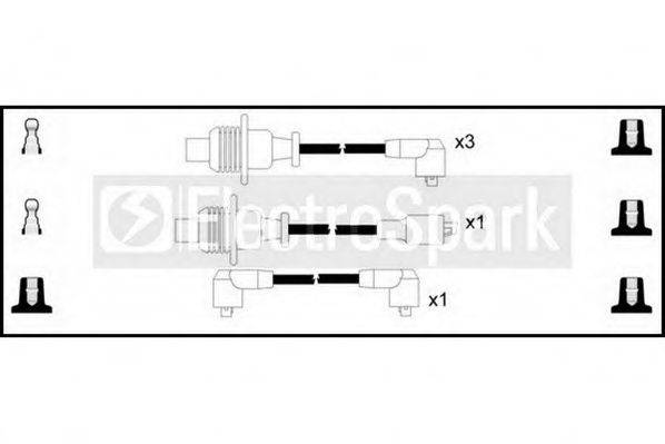 STANDARD OEK022 Комплект дротів запалювання