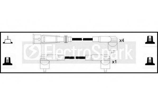 STANDARD OEK606 Комплект дротів запалювання