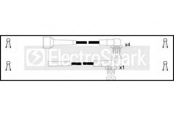 STANDARD OEK199 Комплект дротів запалювання