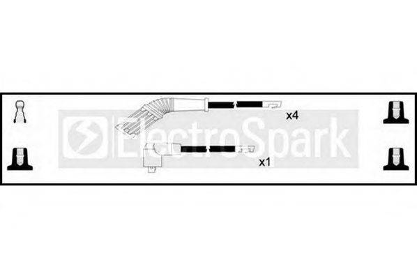 STANDARD OEK258 Комплект дротів запалювання