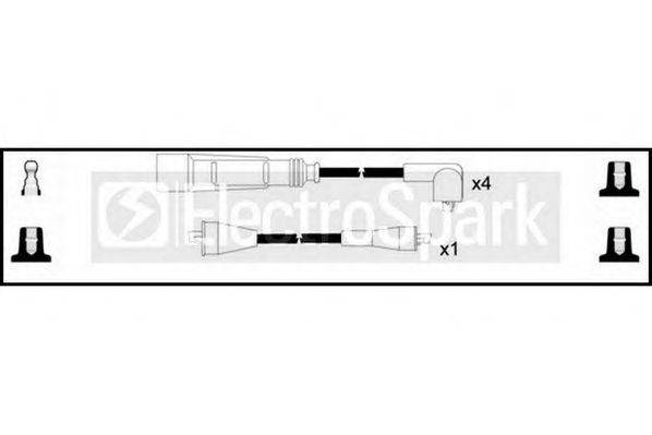 STANDARD OEK246 Комплект дротів запалювання