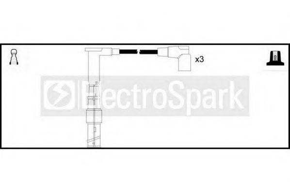 STANDARD OEK746 Комплект дротів запалювання