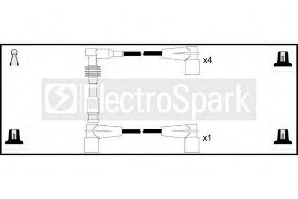 STANDARD OEK182 Комплект дротів запалювання