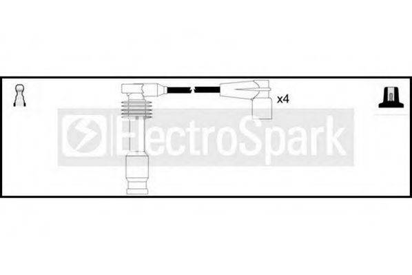 STANDARD OEK986 Комплект дротів запалювання