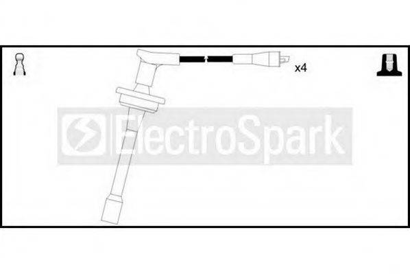 STANDARD OEK909 Комплект дротів запалювання