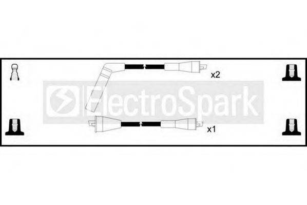 STANDARD OEK281 Комплект дротів запалювання