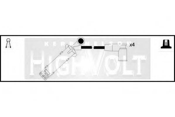 STANDARD OEF763 Комплект дротів запалювання