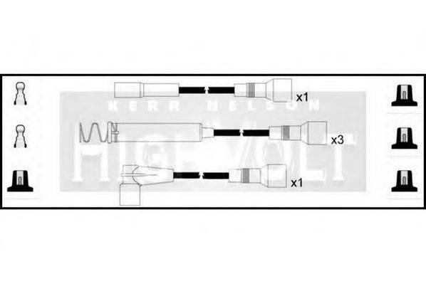 STANDARD OEF043 Комплект дротів запалювання