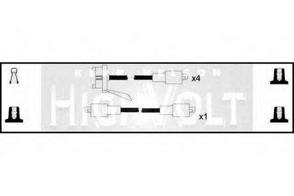 STANDARD OEF141 Комплект дротів запалювання