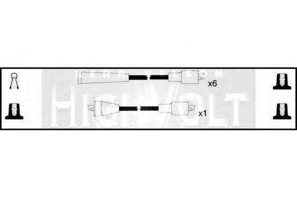 STANDARD OEF624 Комплект дротів запалювання