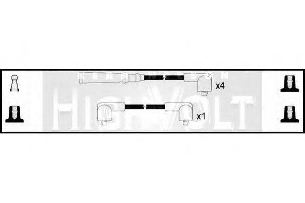 STANDARD OEF103 Комплект дротів запалювання