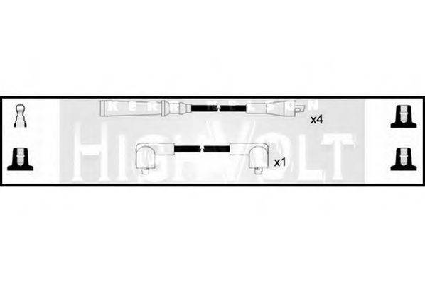 STANDARD OEF101 Комплект дротів запалювання