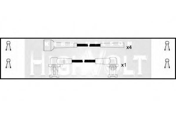 STANDARD OEF098 Комплект дротів запалювання