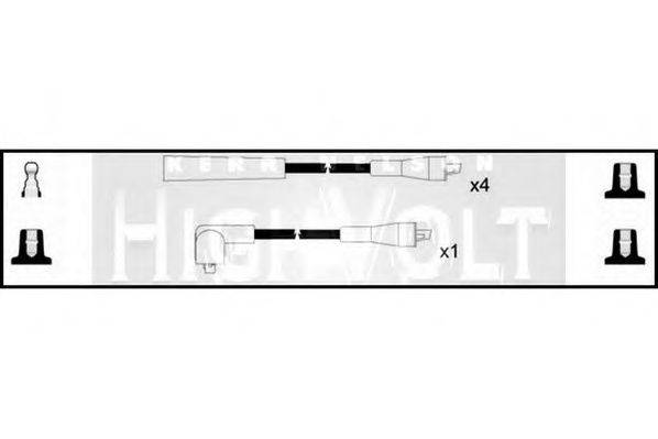 STANDARD OEF001 Комплект дротів запалювання