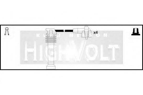 STANDARD OEF051 Комплект дротів запалювання