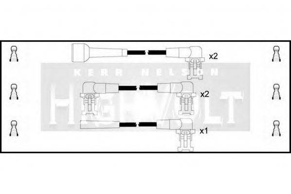 STANDARD OEF308 Комплект дротів запалювання