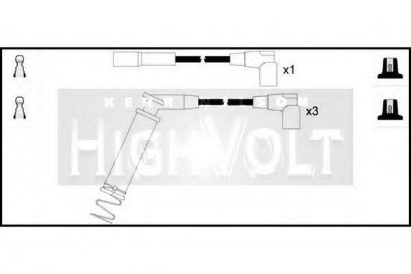 STANDARD OEF048 Комплект дротів запалювання