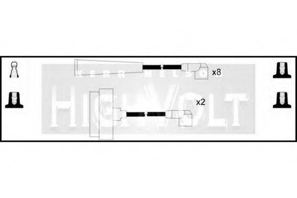 STANDARD OEF199 Комплект дротів запалювання