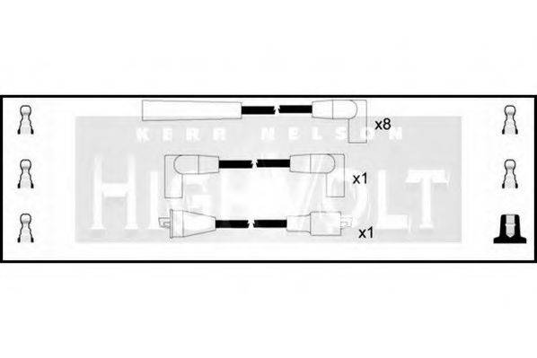 STANDARD OEF368 Комплект дротів запалювання