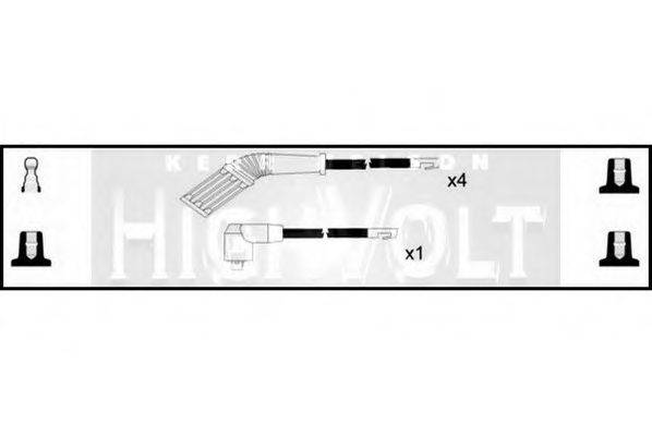 STANDARD OEF393 Комплект дротів запалювання