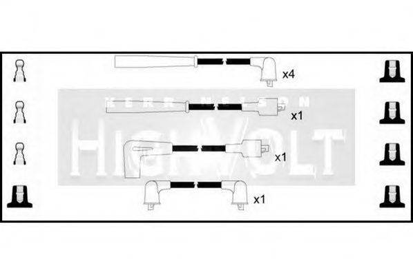 STANDARD OEF172 Комплект дротів запалювання