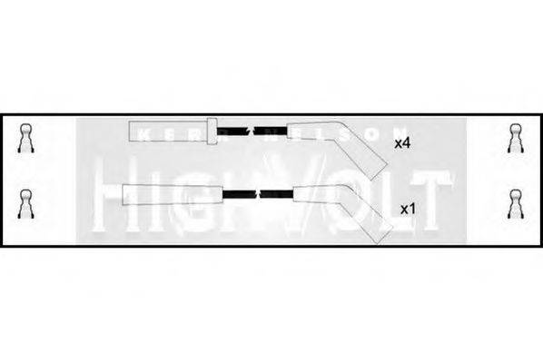 STANDARD OEF523 Комплект дротів запалювання