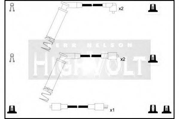 STANDARD OEF723 Комплект дротів запалювання