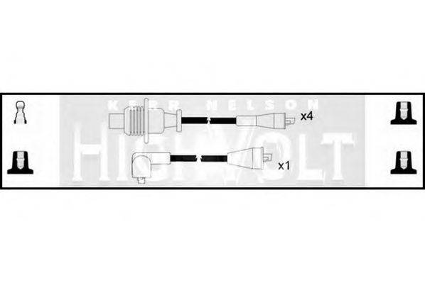 STANDARD OEF977 Комплект дротів запалювання