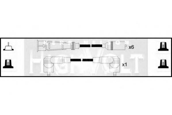 STANDARD OEF592 Комплект дротів запалювання