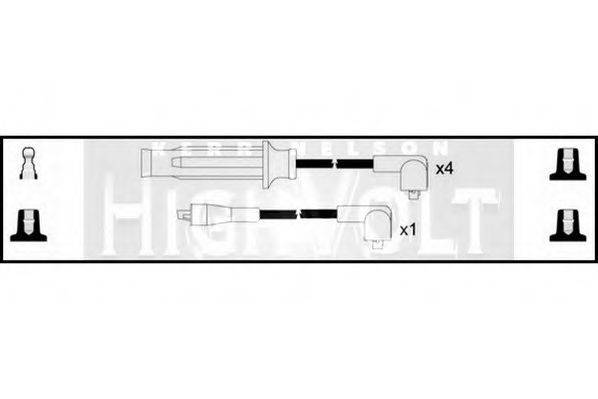 STANDARD OEF064 Комплект дротів запалювання