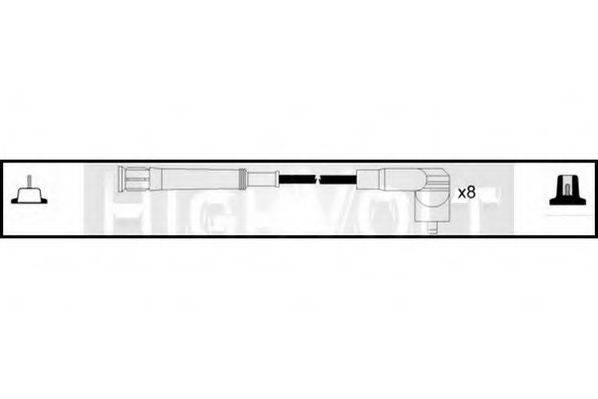 STANDARD OEF434 Комплект дротів запалювання